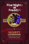 Freddy (junto de Bonnie e Chica) na cada de "Five Nights at Freddy's: Survival Logbook".