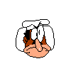 Peppino's multiplayer off-screen icon.