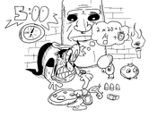 PizzaTowerBook 0015 Calque-52.png (592 KB) Mushroom and Tomato Toppins with Peppino during Pizza Time.