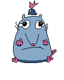 Medieval Stupid Rat's defeat sprite.