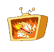 Firecape Noise's HUD, depicting him crying in pain as his cape burns.