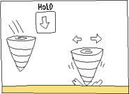 Noise's second tutorial example, showing the same Noisey doing the tornado move.