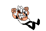 Peppino pummelling.gif (9 KB) Peppino jumping after piledriving an enemy.