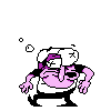 An unused transformation where Peppino will become drunk. Very clearly a reference to the Crazy Wario transformation in Wario Land 2 and 3.