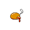 A Tower Secret Treasure meant for the Mansion. It is a Calzone. It's also seen in the True Ending cutscene.