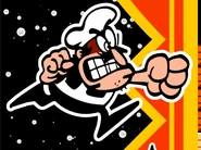 Peppino xenoblaster 1.png (120 KB) Peppino's artwork, Seen on the left side when playing as him.