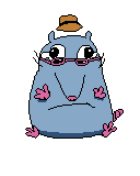 Glasses Stupid Rat's defeat sprite.