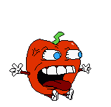 Spr pepperman scared 0.gif (6 KB) Pepperman's hurt animation. Also used after Peppino goes enraged during the intro of the Pizzaface/Pizzahead boss fight's third phase intro and as his idle animation during The Crumbling Tower of Pizza.