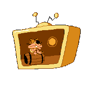 Barrel Noise's HUD, depicting him as a lonely pirate sitting atop a barrel.