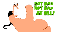 Spr rank notbad 0.gif (33 KB) The "Not Bad... Not Bad at All!" rank's animation, depicting Peppino with a smug grin, striking a massive thumbs-up at the player.