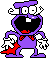 The Noise’s purple-and-red palette. This palette would see the light of day again as the “Fast Porcupine” outfit for The Noise.