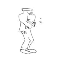 Pizzahead eats the Stupid Rat, not even chewing.