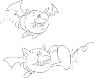 GoblinBat.png (182 KB) Concept art for the Pepperoni Goblin Bat, looking less threatening,