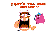 Spr rank officer 0.gif (37 KB) The "That's the one, Officer!!" rank's animation, depicting Peppino completely bruised, pointing at the player while an angry Hamkuff glares at the player from behind Peppino.