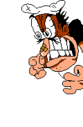 Cooprankloss2.png (3 KB) Peppino bruised and angry, seen on the results screen when The Noise gets a higher score than him in Swap Mode.