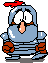 Knight Peppino's sprite made for Pizza Crawler.
