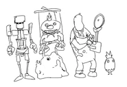 Toppinholdingmonsterskidsparty.png (306 KB) Original concept art of the Toppin Monsters.