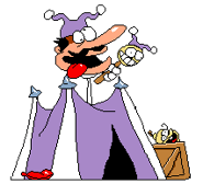 The Jester's house being open.