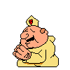 Priest's praying animation.