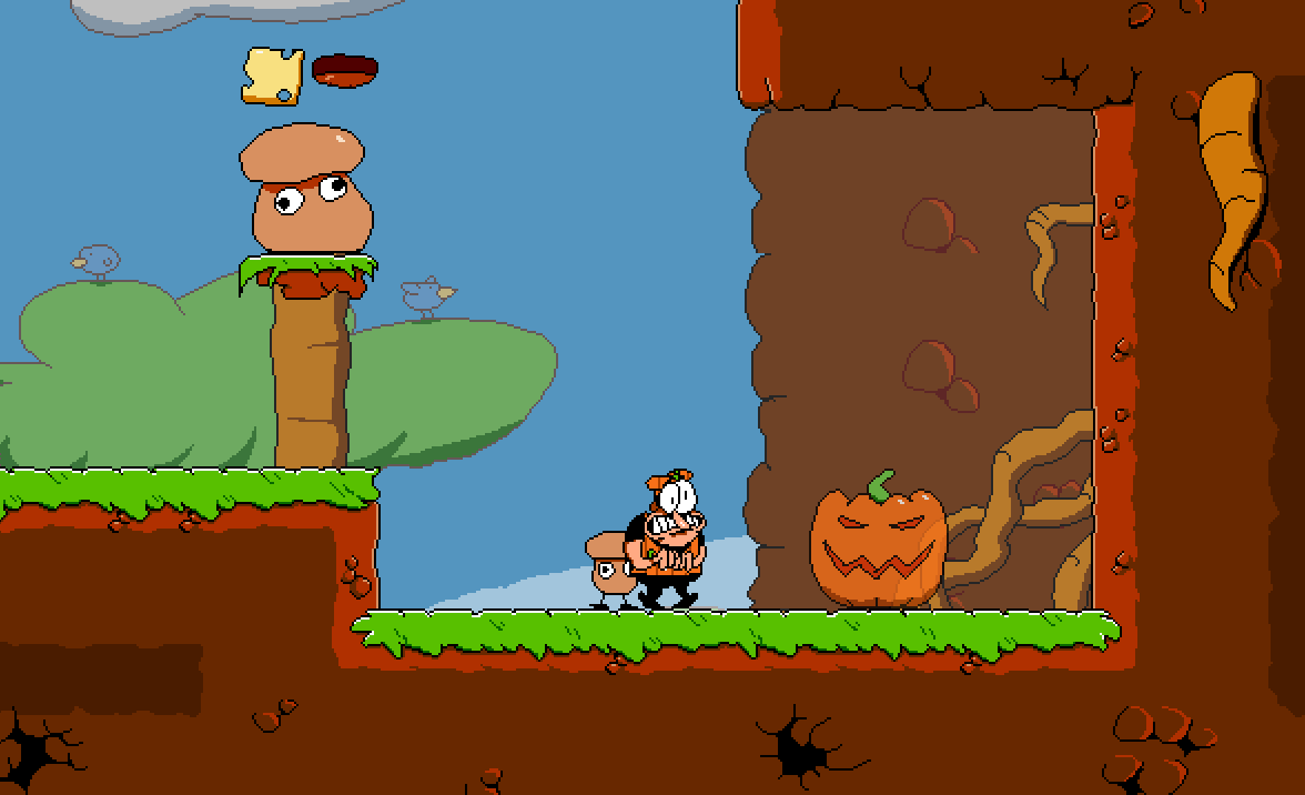 Pizza Tower - Happy Halloween! + A Secret Level + Pumpkin Hunt +