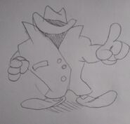 Mr. Incognito, who was going to be revealed as Noisette in an unfinished comic.