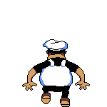 Tiptoe Straight Backwards.gif (8 KB) Peppino tiptoeing from behind.