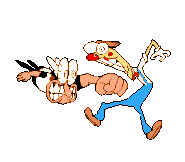 Beatdown9.gif (8 KB) Peppino punching Pizzahead on the chest.