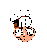 Peppino HUD 29.gif (17 KB) Peppino's Old HUD animation for when he has 1 HP.