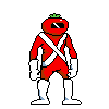 Tomato Toppin Warrior's idle sprite.