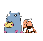 Gustavo & Brick waiting at the switch sign.