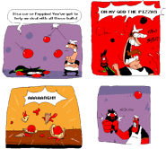 Antoncomic3.png (46 KB) Anton asking Peppino to help him with his balls problem, only for Peppino to scream in horror of said balls destroying his pizzas, leading to Anton being grabbed by Peppino, who is red with rage.