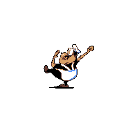 Exacerbated Punch.gif (13 KB) Peppino punching something with a shocked look.