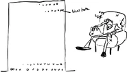 Sketch of where Mr. Stick lives.