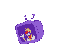 Arena phase 2 background decoration #3. TV with Pizzahead.