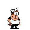 Peppino's taunt of him putting his hands on his hips and looking at the player. A nod to a picture of Peter Griffin from Family Guy. This taunt was used in SAGE 2019 Demo and was removed because McPig wanted the game to have less direct meme references.