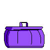 Purple Trash Pan’s spitting animation.