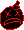Debris #1, a dead bomb symbol from the screen.