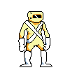 Cheese Toppin Warrior's idle sprite.