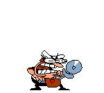 Buzzsaw Peppino starting to dash.