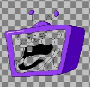 The Noise making a cheeky face at the player. Wasn't ever implemented in any Pizza Tower build. Speculated to be used when you entered one of the three secrets in a level.