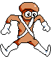 Mushroom Toppin Warrior's defeat sprite.