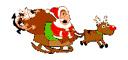 Santa taking Peppino to the tower.