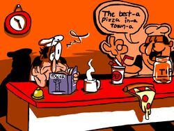 This art was almost certainly made by someone who wants to f--- Peppino, Pizza  Tower