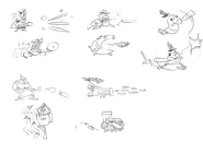 PeppinoPizza gameplayconcept.png (129 KB) More concept art of the game, showing basic gameplay. Peppino putting his weapons to good use.