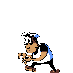 Sneak Walk.gif (10 KB) Peppino walking in a quiet/sneaky manner.