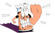 Descriptionimages4.png (8 KB) Peppino looking triumphantly angry while being tower-shaped, seen on the Steam page.