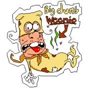 The Noise's graffiti replacing Peppino's in World 2, where he's portrayed as a "big dumb weenie" with a derpy expression, dirt and stink, complete with flies.