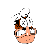 Spr pepinoHUD3hp.gif (32 KB) Peppino's HUD after defeating an enemy.