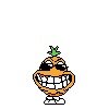 Spr toppinpineapple taunt 2.png (805 bytes) Pineapple Toppin's third taunt. Uses a frame from an animation intended for an older version of Don't Make A Sound before transforming into Pineapple Monster.