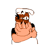 A following animation, when PTG posted this one he posted it with examination music from Ace Attorney. Also used in the same video as Peppino "coughing."